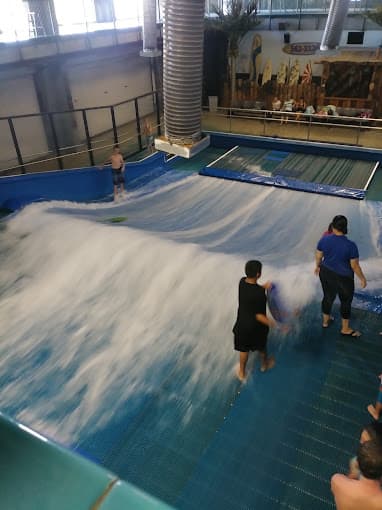 Backside view of the Flow Rider