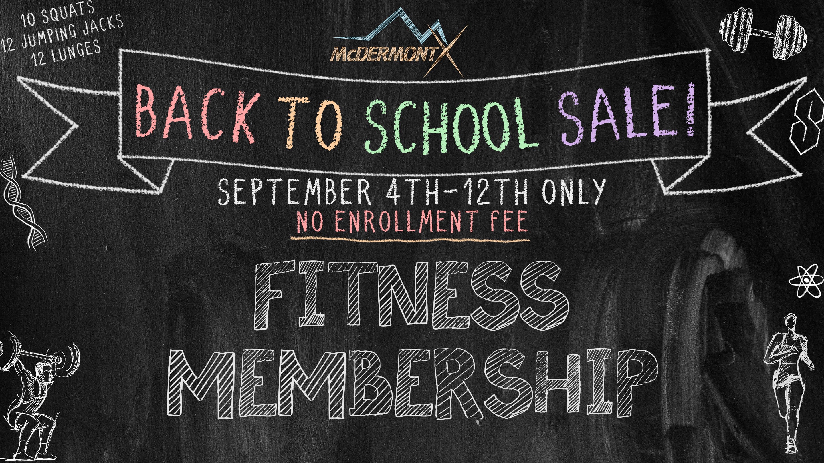 Back to School Membership Promotion!